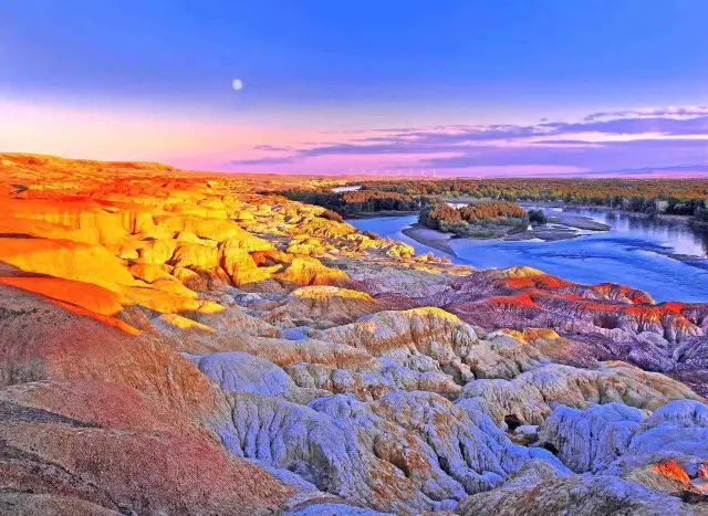 Sunsets in Burqin