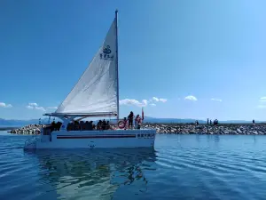 Sayram Lake Command Post - Sailing Ship