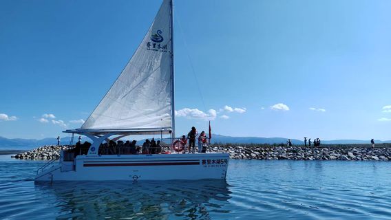 Sayram Lake Command Post - Sailing Ship