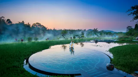 Zen Hotspring attraction in Xinxing