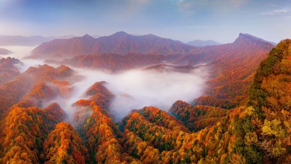 Sea of Clouds Sightseeing in Bazhong