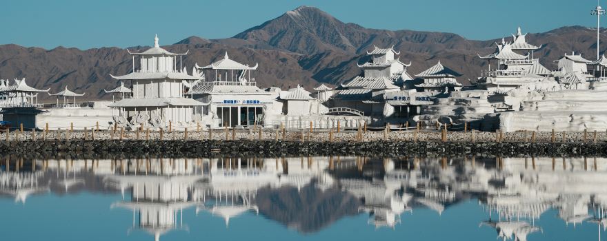 茶卡鹽湖