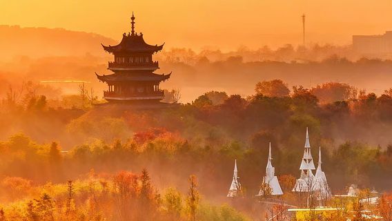 Flowers dance in Yangzhou
