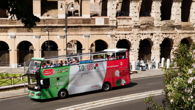 IOBUS Rome: Hop-on Hop-off Panoramic Open Bus Tour