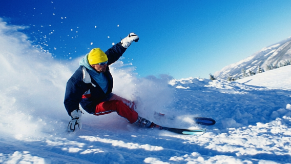 Skiing in Urumqi