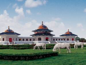 The Mausoleum of Genghis Khan