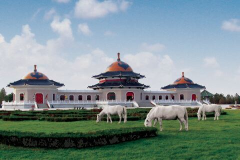 The Mausoleum of Genghis Khan
