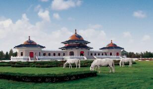 The Mausoleum of Genghis Khan