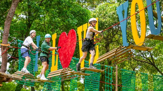 Xiqiao Mountain Forest Bar Aerial Tree Adventure Park