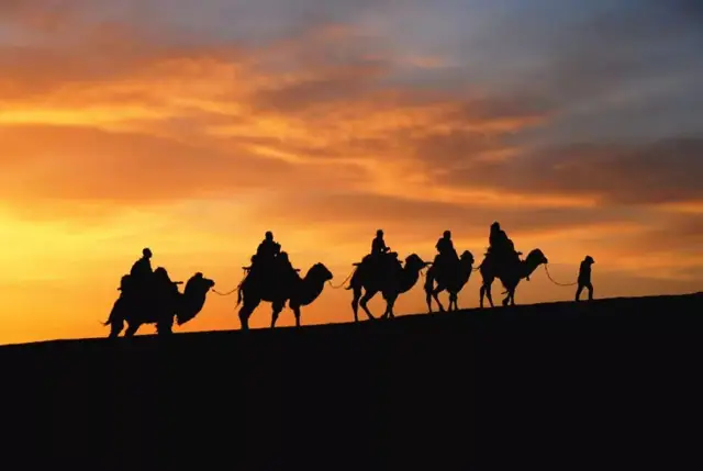 Sunsets in Dunhuang
