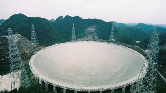 Five-hundred-meter Aperture Spherical radio Telescope