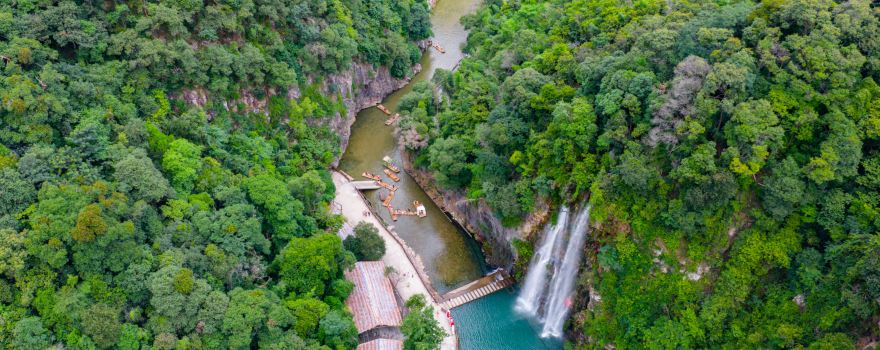 Tieshan Fuxi Canyon Ecological Drifting Scenic Spot