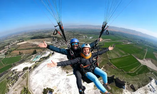 Paragliding in Pamukkale