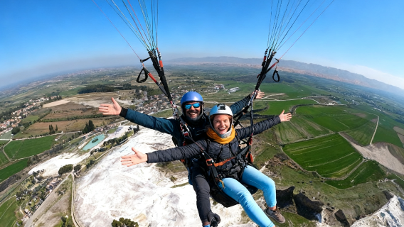Paragliding in Pamukkale