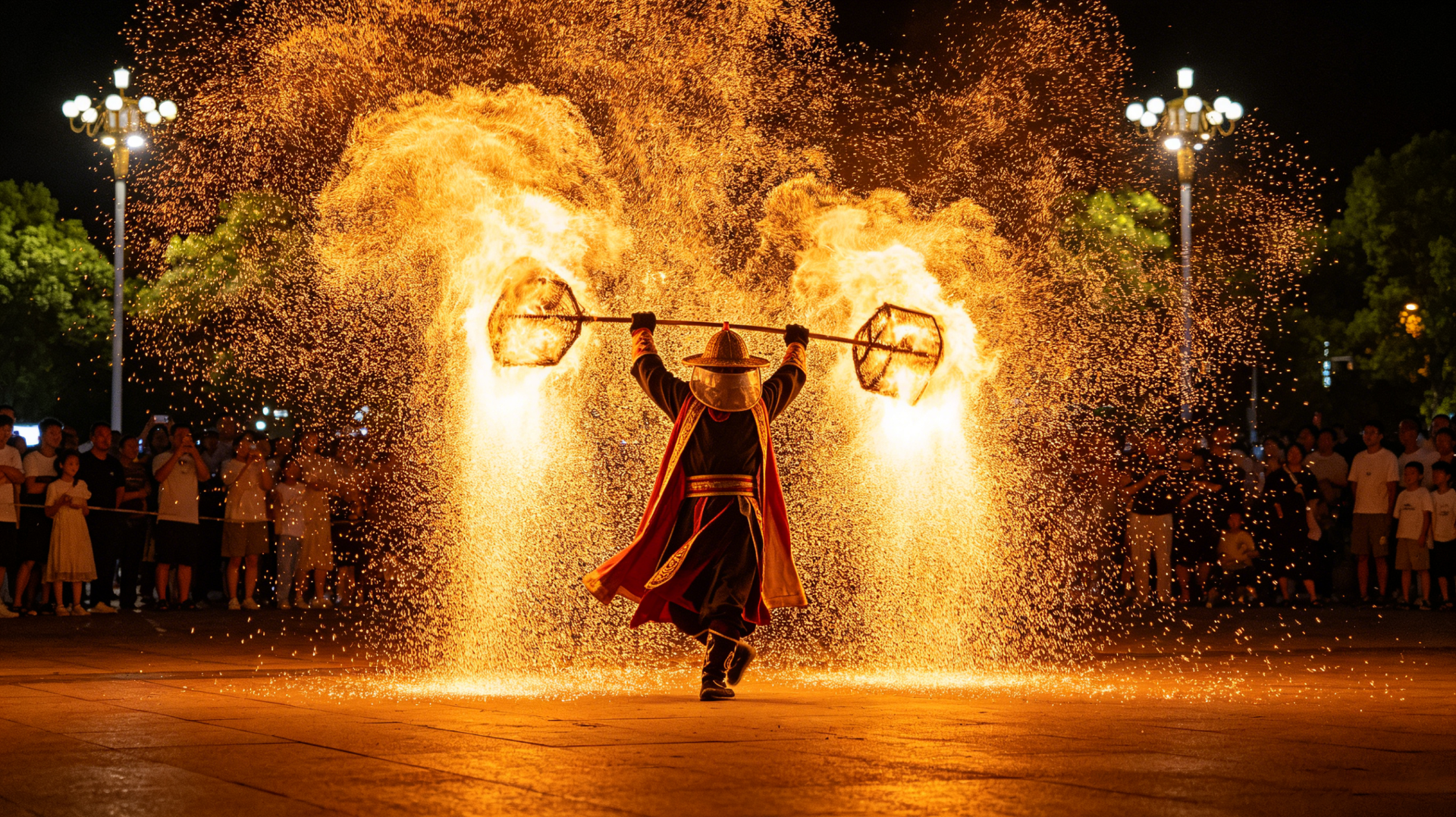 Night tour performance of "Five Lake Pools" scenic area: "By the Lake of Five Pools, A Sacred Water Appointment" | Beiyao Spring