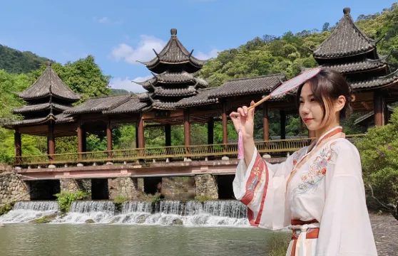 廣東揭陽黃滿寨瀑布+揭陽學宮+揭陽樓+關帝廟一日遊 純玩包車