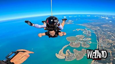 Ocean Flower Island Blue Skydiving Base