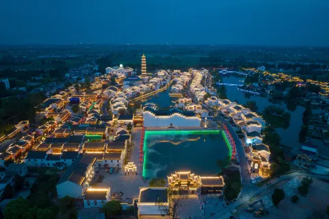 동릉 리교 수진 마을 관광지