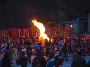 九寨溝篝火