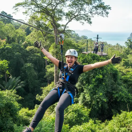 เล่น Jungle jump ที่ภูเก็ต