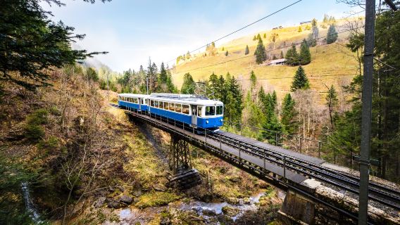 Bahnhofstrasse + Zurich Cathedral + Lake Lucerne + Mount Rigi