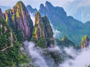 Wuzhifeng Scenic Area In Mangshan