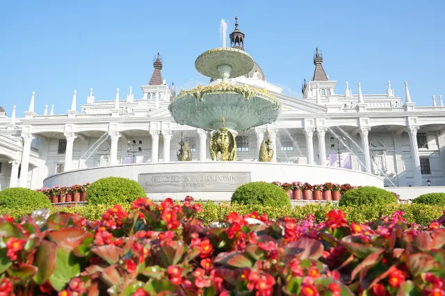 佐登妮絲城堡的巴洛克式穹頂與歐風花園