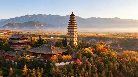 Pujiu Temple·Romance of the Western Chamber attraction in Yuncheng