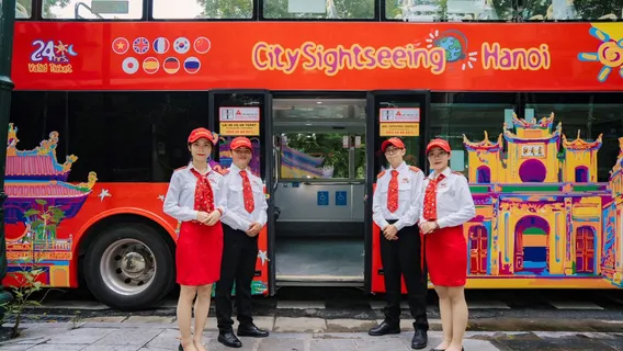 Xe Bus 2 Tầng Hà Nội - Hop On Hop Off