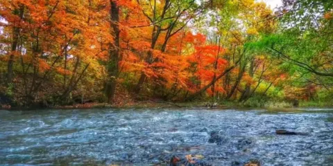 長白山小沙河漂流