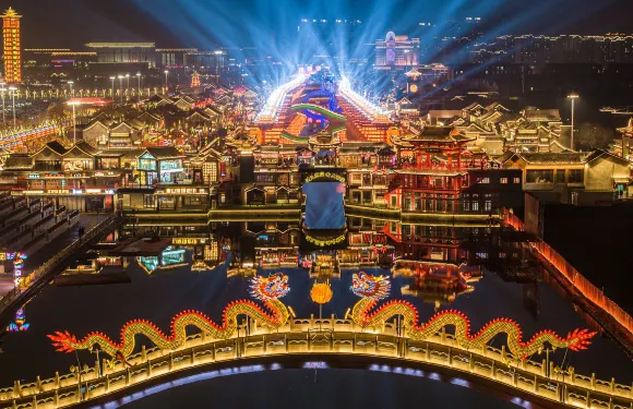 河頭老街【大唐之山】唐王東征大型實景演出票大小同價