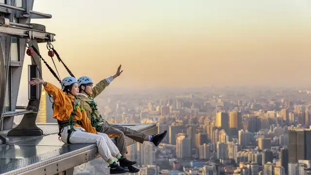Jin Mao Tower Skywalk