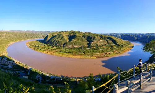 Yanchuan Yellow river Qiankun Bay Scenic Area