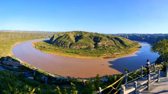 Yanchuan Yellow river Qiankun Bay Scenic Area
