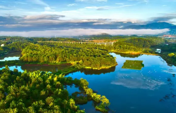 千鷺湖景區門票+觀光車全程票成人