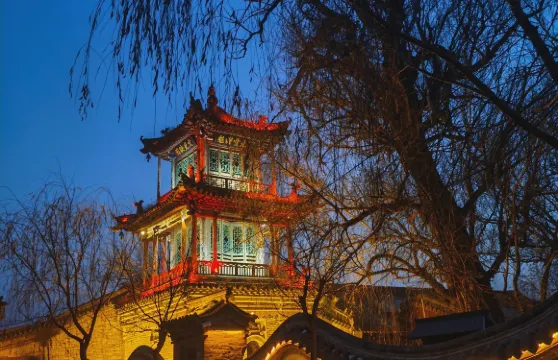 暖泉古鎮室外打樹花演出VIP票成人