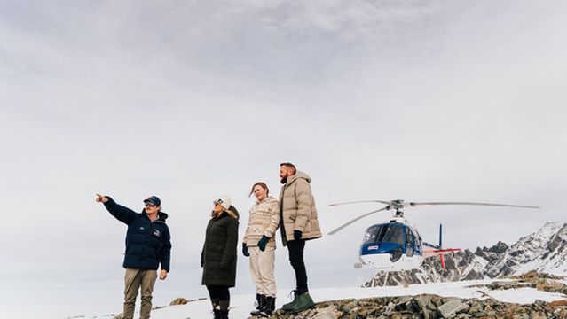 マウントクックのヘリコプター体験