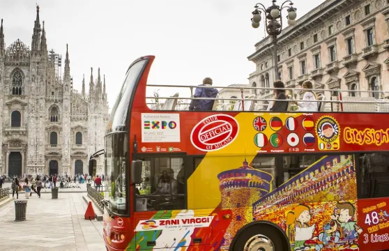 City Sightseeing米蘭公共汽车觀光隨上隨下巴士旅遊 -2 天成人