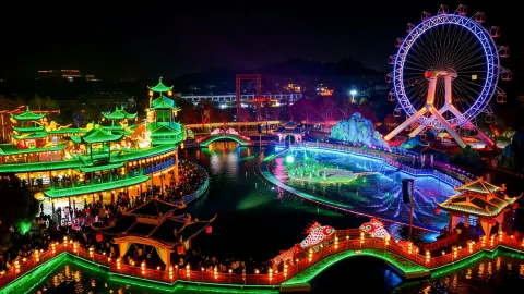 Caribiland attraction in Anji