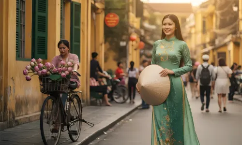 Ao Dai Experience in Hanoi