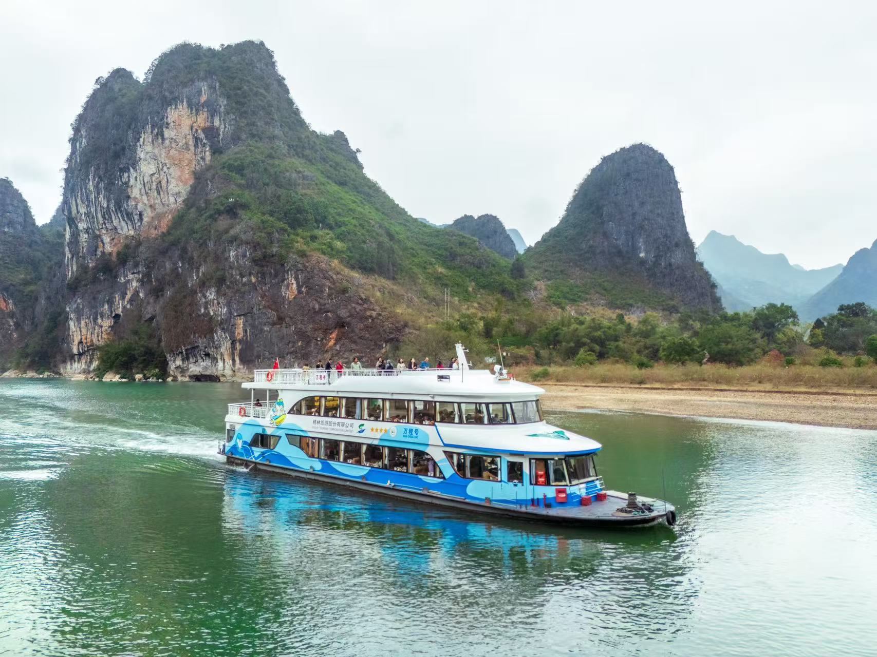 Tour privato di 1 giorno con crociera sul fiume Li da Guilin a Yangshuo