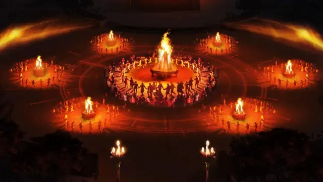 Bonfires in Chuxiong Prefecture