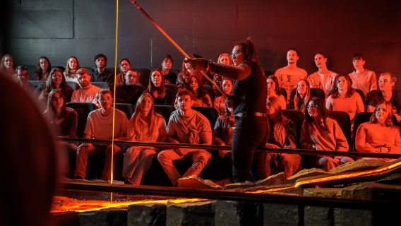 Lava Show in Vík