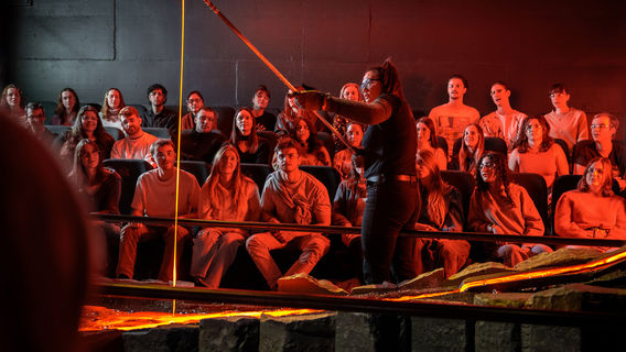Lava Show in Vík