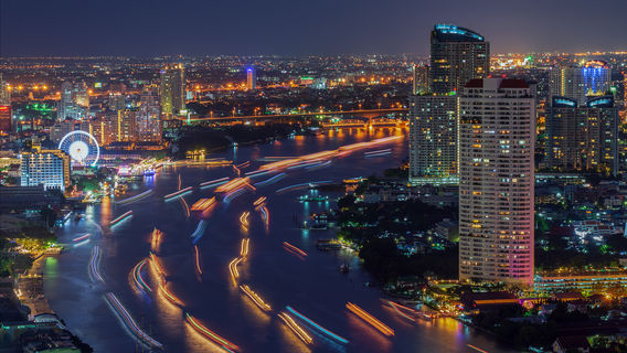 Du thuyền trên sông Chao Phraya