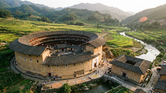 Besuche der Fujian Tulou in Zhangzhou