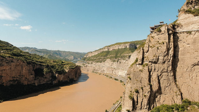 Great Ladder Cliff of The Yellow River