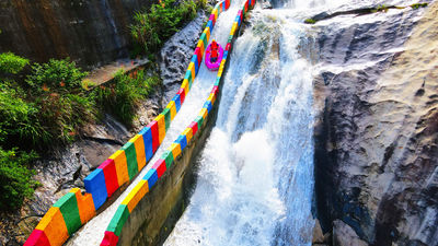 Macheng Tianjingshan Waterfall Rafting