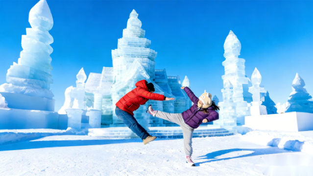 Fun in the Ice and Snow World in Harbin
