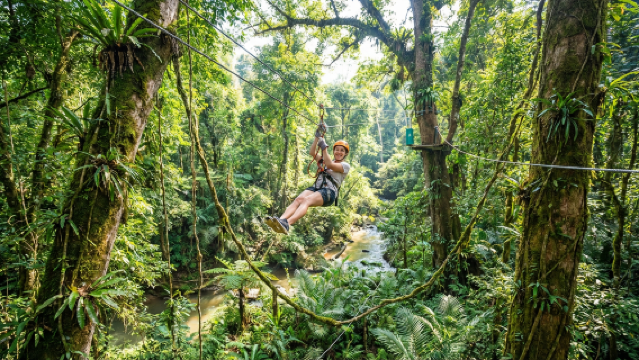 Ziplining in Xishuangbanna